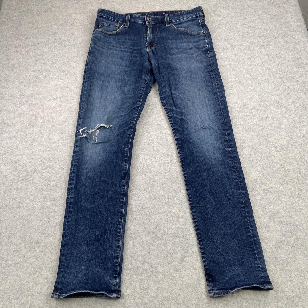 AG Adriano Goldschmied Everett Graduate Jeans Mens 32x32 (33x31) Blue Straight